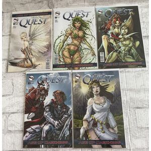 DC Comics Quest for Tomorrow Issues 1-5 Complete Set Vintage 90s Sci-Fi Lot